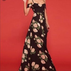Reformation Floral poppy dress